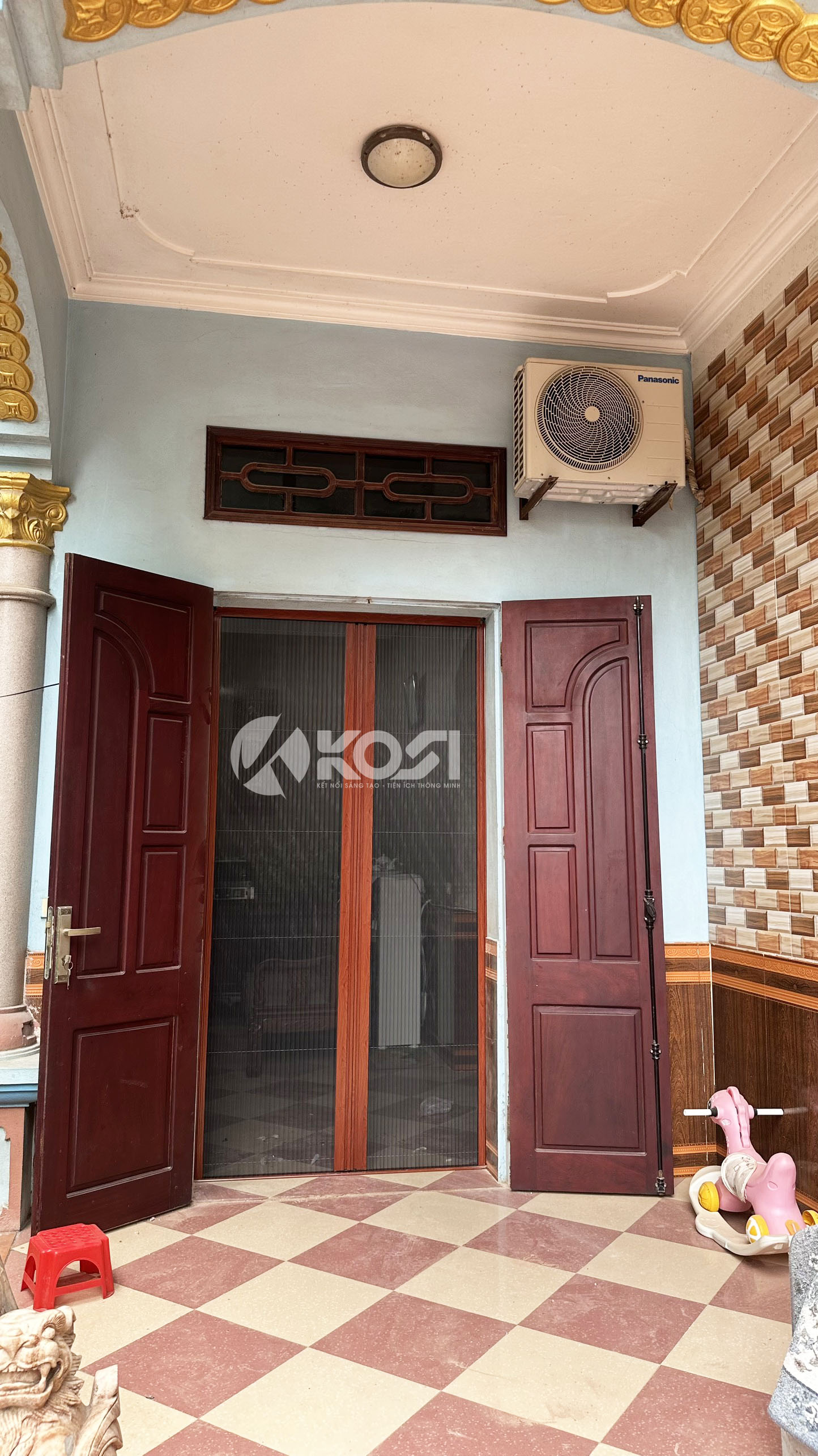 Một số hình ảnh lắp đặt cửa lưới chống muỗi KOSI tại nhà cô Dung ở Quế Võ, Bắc Ninh 1