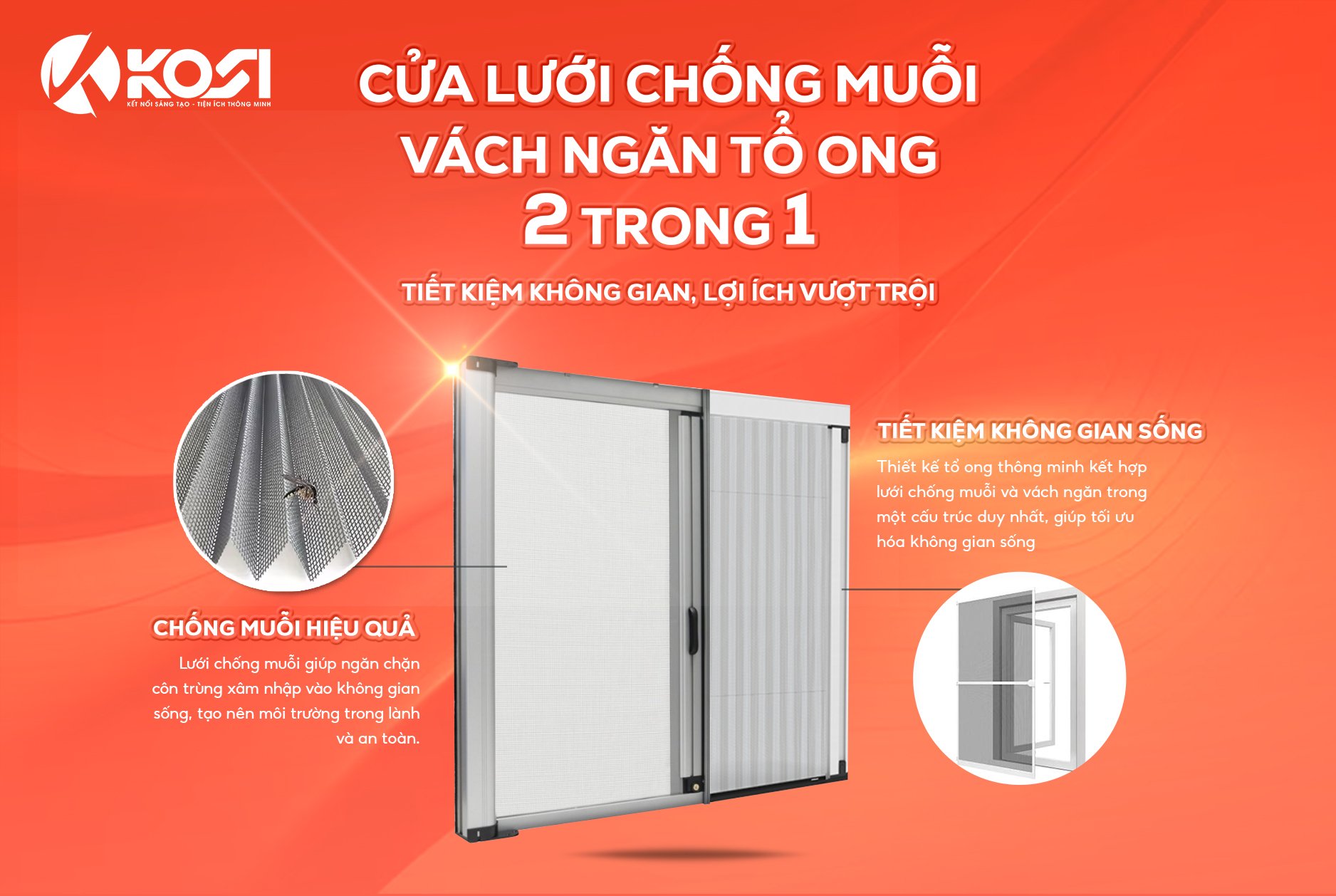 Cửa Lưới Chống Muỗi Kết Hợp Rèm Tổ Ong: Giải Pháp Đột Phá Cho Không Gian Sống 1