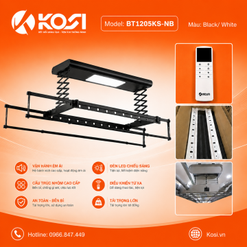 Giàn phơi điện tử Kosi BT1205KS-NB