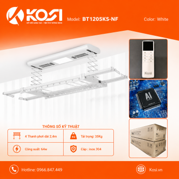 Giàn phơi điện tử KOSI BT1205KS-NF