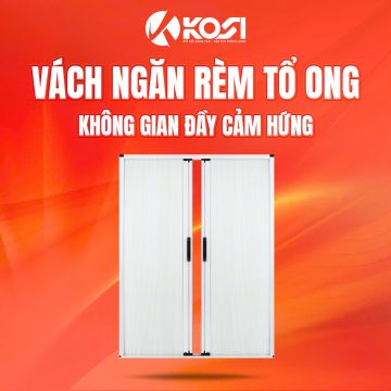 Vách ngăn rèm tổ ong KOSI