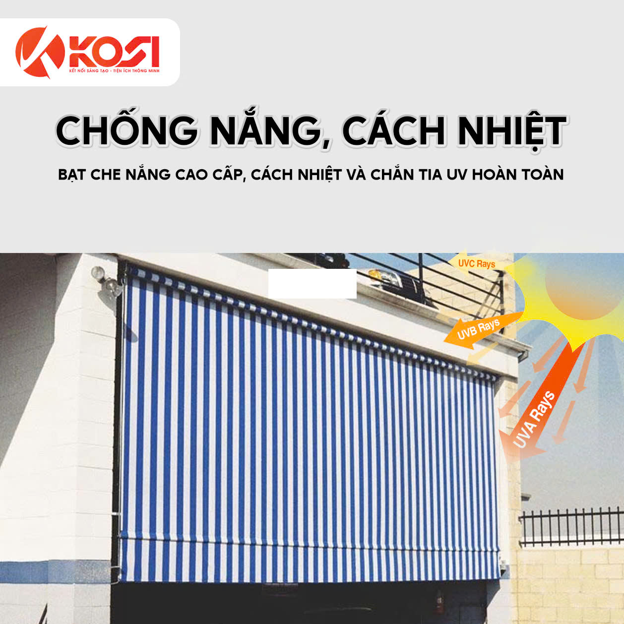 Bạt cuốn ban công KOSI 1