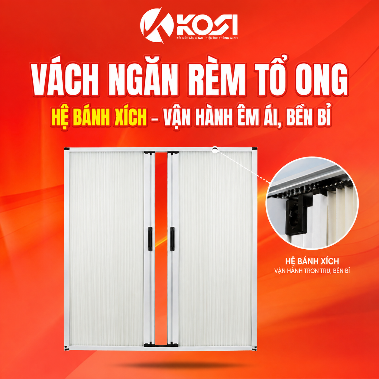 Vách tổ ong hệ bánh xích 1